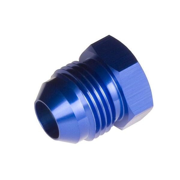 Red Horse Performance -08 AN/JIC ALUMINUM FLARE PLUG - BLUE 806-08-1 - main